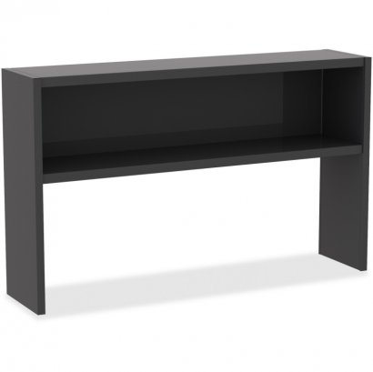 Charcoal Steel Desk Series Stack-on Hutch 79170