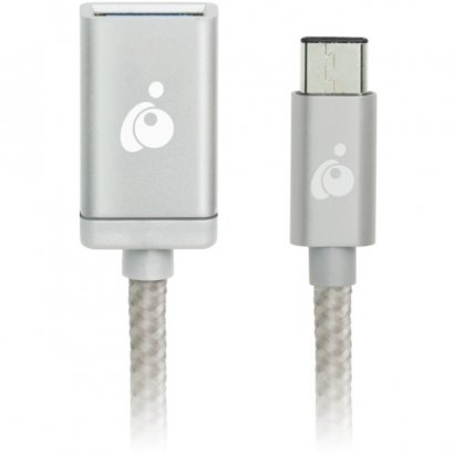 Iogear Charge & Sync USB-C to USB Type-A Adapter - Silver G2LU3CAF10-SIL