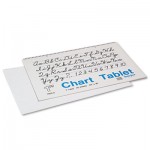 Pacon Chart Tablets w/Cursive Cover, Ruled, 24 x 16, White, 25 Sheets PAC74620