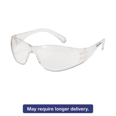 CWS CL010 Checklite Safety Glasses, Clear Frame, Clear Lens CRWCL010BX