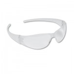 Checkmate Wraparound Safety Glasses, CLR Polycarb Frm, Uncoated CLR Lens, 12/Box CRWCK100