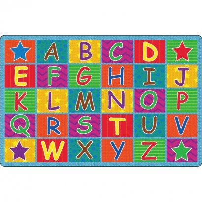 Flagship Carpets Cheerful Alphabet Classroom Rug FE33422A