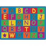 Flagship Carpets Cheerful Alphabet Classroom Rug FE33432A