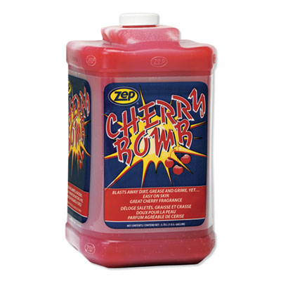 Zep Cherry Bomb Hand Cleaner, Cherry Scent, 1 gal Bottle, 4/Carton ZPE95124