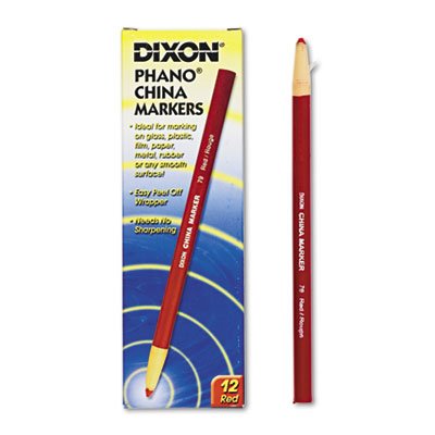 Dixon China Marker, Red, Dozen DIX00079