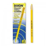 Dixon China Marker, Yellow, Dozen DIX00073