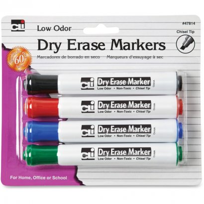 Chisel Tip Dry Erase Markers 47814