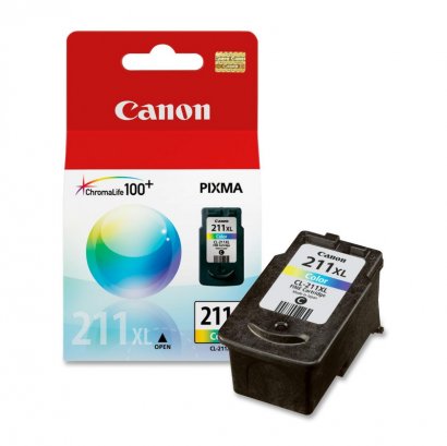 Canon CL-211XL ChromaLife100 Plus High Capacity Color Ink Cartridge 2975B001