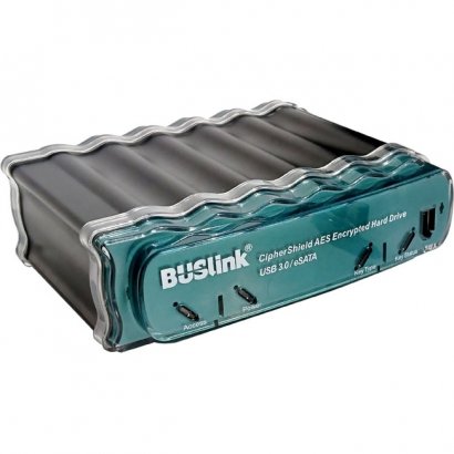 Buslink CipherShield AES Encrypted External Portable SSD Drive CDSE-1TSD-SU3