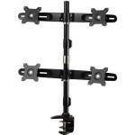 Amer Mounts Clamp Based Quad Monitor Mount. Up to 24", 17.6lb monitors AMR4C