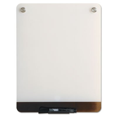 Iceberg Clarity Glass Personal Dry Erase Boards, Ultra-White Backing, 12 x 16 ICE31120