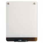 Iceberg Clarity Glass Personal Dry Erase Boards, Ultra-White Backing, 12 x 16 ICE31120