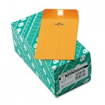 Quality Park Clasp Envelope, 4 x 6 3/8, 28lb, Brown Kraft, 100/Box QUA37815