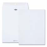 Quality Park QUA38390 Clasp Envelope, #90, Square Flap, Clasp/Gummed Closure, 9 x 12, White, 100/Box QUA38390