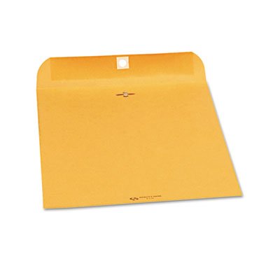 Quality Park Clasp Envelope, Side Seam, 9 x 12, 28lb, Brown Kraft, 250/Carton QUA37590