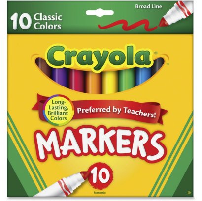 Crayola Classic Broadline Markers - 10 ct. 58-7722