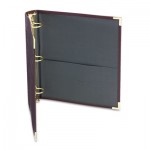 Classic Collection Ring Binder, 11 x 8 1/2, 1 1/2" Cap, Burgundy SAM15154