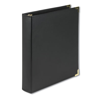 Samsill Classic Collection Ring Binder, 3 Rings, 1.5" Capacity, 11 x 8.5, Black SAM15150