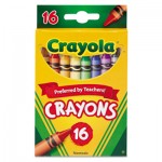 Crayola 523016 Classic Color Crayons, Peggable Retail Pack, 16 Colors CYO523016