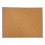 Quartet Classic Cork Bulletin Board, 24 x 18, Silver Aluminum Frame QRT2301