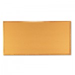 Quartet Classic Cork Bulletin Board, 96 x 48, Oak Finish Frame QRT308