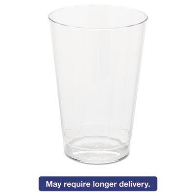 WNA CC12240 Classic Crystal Plastic Tumblers, 12 oz, Clear, Fluted, Tall WNACC12240