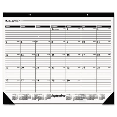 At-A-Glance Classic Desk Pad, 22 x 17, 2015-2016 AAGSK241600