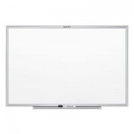 Quartet Classic Melamine Whiteboard, 24 x 18, Silver Aluminum Frame QRTS531