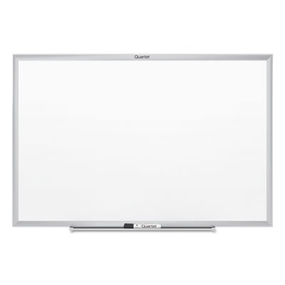 Quartet Classic Melamine Whiteboard, 48 x 36, Silver Aluminum Frame QRTS534