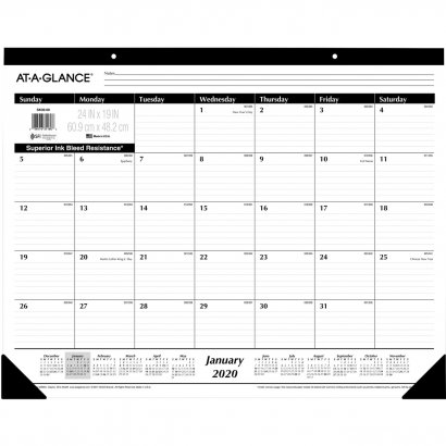 At-A-Glance Classic Monthly Desk Pad SK3000BD