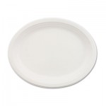 Chinet HUH21257CT Classic Paper Dinnerware, Oval Platter, 9 3/4 x 12 1/2, White, 500/Carton HUH21257CT