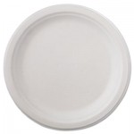 HUH21232 Classic Paper Dinnerware, Plate, 9 3/4" dia, White, 125/Pack, 4 Packs/Carton HUH21232