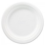 HUH21226CT Classic Paper Plates, 6 3/4 Inches, White, Round, 125/Pack HUH21226CT