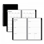 Blue Sky Classic Red Weekly/Monthly Planner, Open Scheduling, 8 x 5, Black Cover, 2021 BLS111291