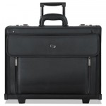 Solo Classic Rolling Catalog Case, 16", 18" x 8" x 14", Black USLPV784