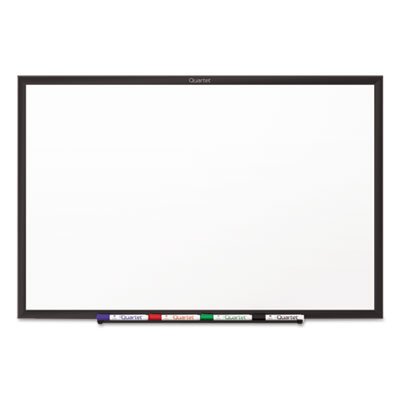 Quartet Classic Series Melamine Dry Erase Board, 36 x 24, White Surface, Black Frame QRTS533B