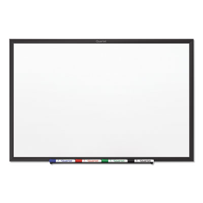 Quartet Classic Series Nano-Clean Dry Erase Board, 48 x 36, Black Aluminum Frame QRTSM534B