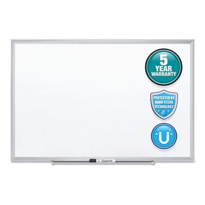 Quartet Classic Series Nano-Clean Dry Erase Board, 72 x 48, Silver Frame QRTSM537