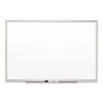 Quartet Classic Series Porcelain Magnetic Board, 72 x 48, White, Silver Aluminum Frame QRT2547