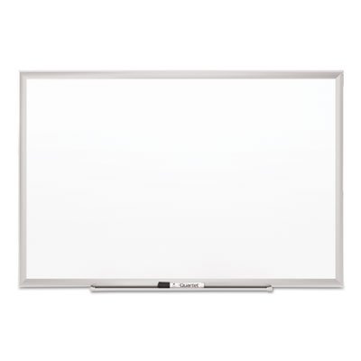 Quartet Classic Series Porcelain Magnetic Board, 36 x 24, White, Silver Aluminum Frame QRT2543