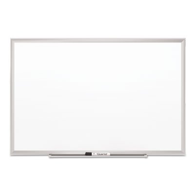 Quartet Classic Series Porcelain Magnetic Board, 36 x 24, White, Silver Aluminum Frame QRT2543