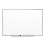 Quartet Classic Series Porcelain Magnetic Board, 36 x 24, White, Silver Aluminum Frame QRT2543