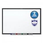 Quartet Classic Series Total Erase Dry Erase Board, 60 x 36, White Surface, Black Frame QRTS535B