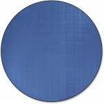 Classic Solid Color 6' Round Rug AS27BB
