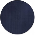 Classic Solid Color 6' Round Rug AS27NY