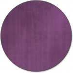 Classic Solid Color 6' Round Rug AS27PP