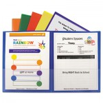 C-Line Classroom Connector Folders, Assorted, 6/Pk CLI32010