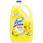 LYSOL Brand 36241-77617 Clean and Fresh Multi-Surface Cleaner, Sparkling Lemon and Sunflower Essence, 144 oz Bottle, 4/Carton