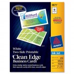 Avery Clean Edge Inkjet Business Card 8871