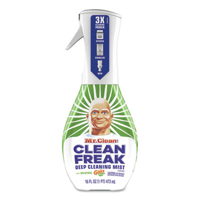 Mr. Clean Clean Freak Deep Cleaning Mist Multi-Surface Spray, Gain Original, 16 oz Spray Bottle, 6/Carton PGC79127